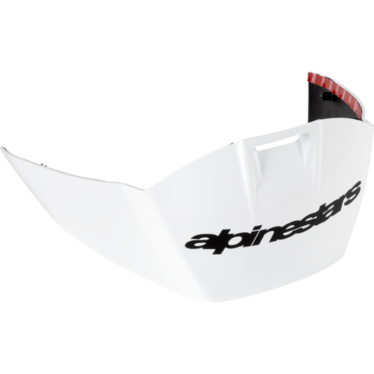 ALPINESTARS (ROAD) S-R10 SOLID RACE SPOILER -WHT GLOSSY 8951724-0217