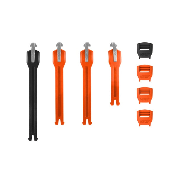 LEATT STRAP KIT 5.5 BK/OG QTY4 LEATT 3025102330