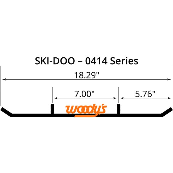 WOODY'S WEAR BAR RUNNER HARD SKIDOO HSD-0414