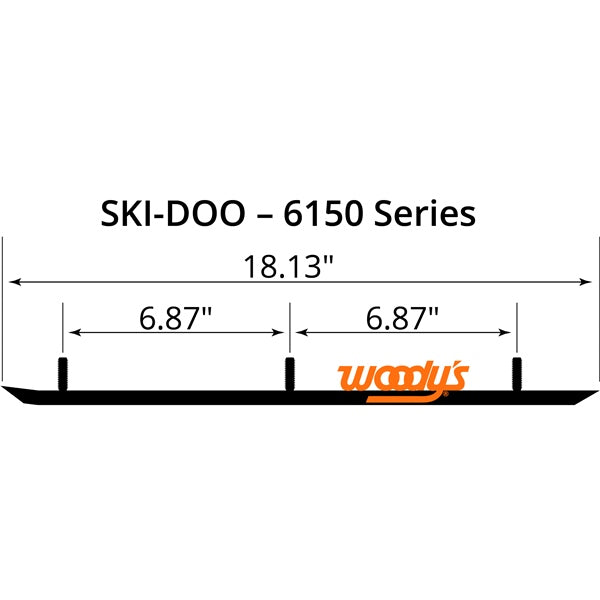 WOODY'S CARBIDE RUNNER 6"X60D BLAZER IV SERIES TSD4-6150