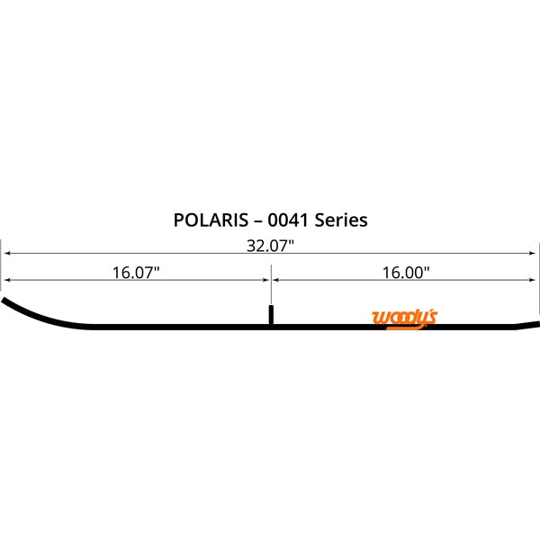 WOODY'S WEAR BAR RUNNER STD 0041 SERIES POL RUP-0041