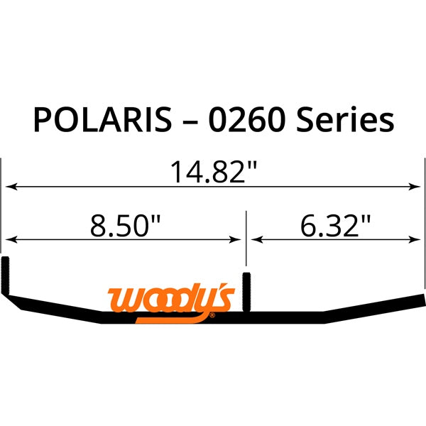 WOODY'S WEAR BAR RUNNER STD 0260 SERIES POL RUP-0260