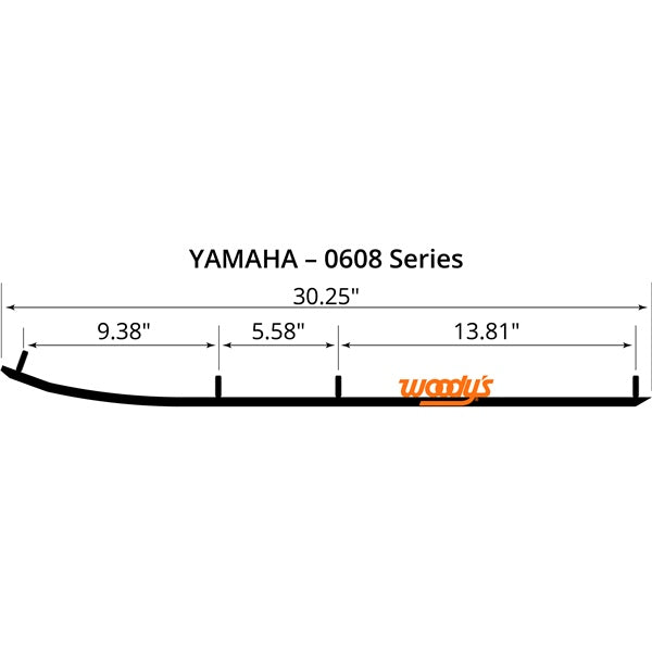 WOODY'S WEAR BAR RUNNER STD 0608 SERIES YAM RUY-0608