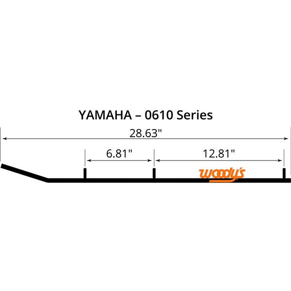 WOODY'S WEAR BAR RUNNER STD 0610 SERIES YAM RUY-0610