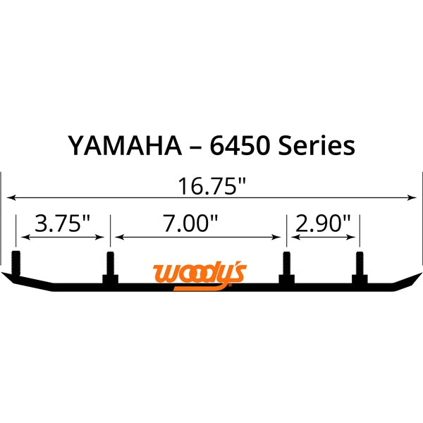 WOODY'S WEAR BAR RUNNER STD 6450 SERIES YAM RUY-6450