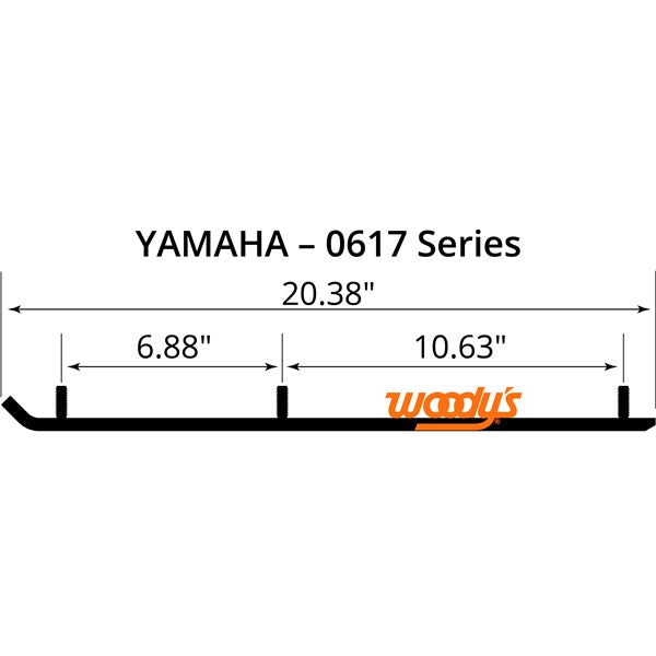 WOODY'S CARBIDE RUNN 4"X60D EXTENDER SERIES III EYV3-0617