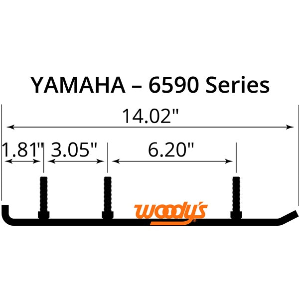 WOODY'S CARBIDE RUNN 4"X60D EXTENDER SERIES III EYV3-6590
