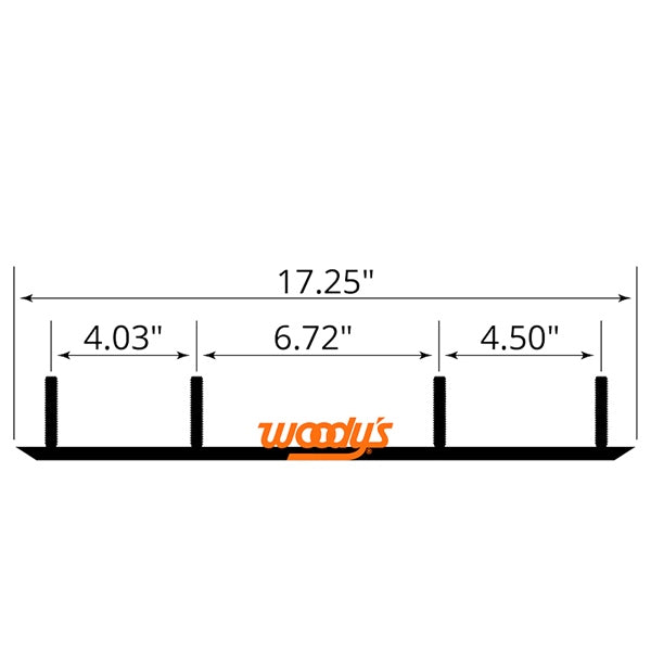 WOODY'S CARBIDE RUNNER 8"X60D TRAIL C/A PRO WCA-5000