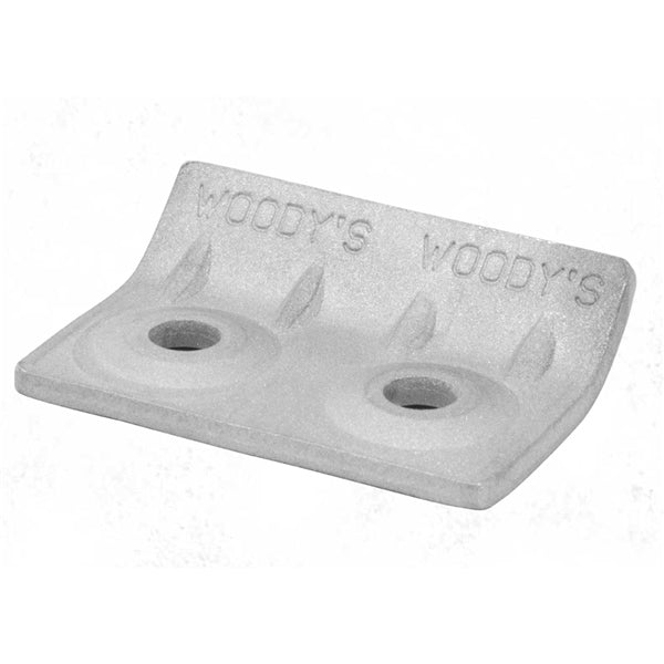 WOODY'S STUD MATE PLATE DBL ALU QTY12 AWL-3750