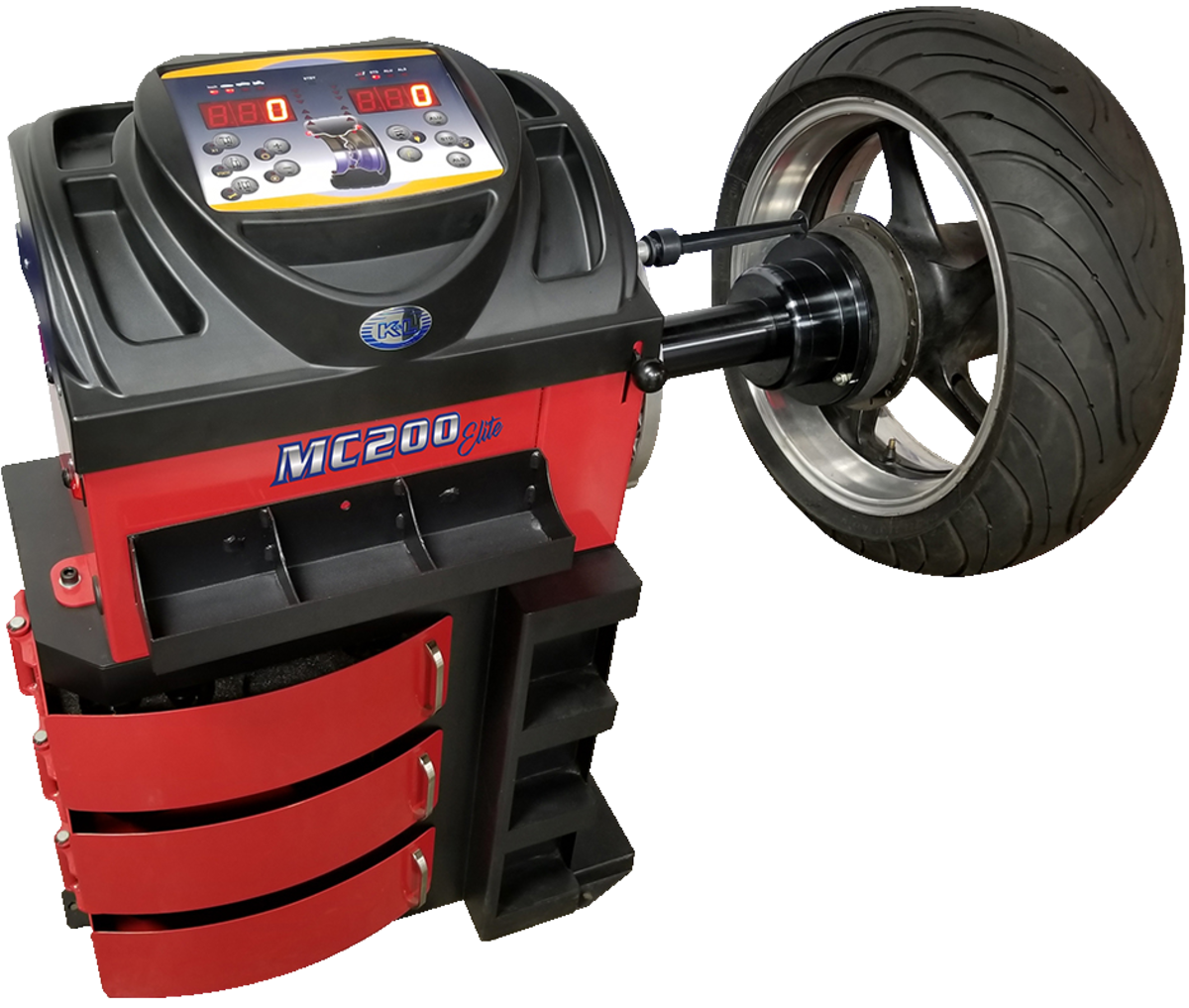 K&L MC200 ELITE WHEEL BALANCER RED 37-9824