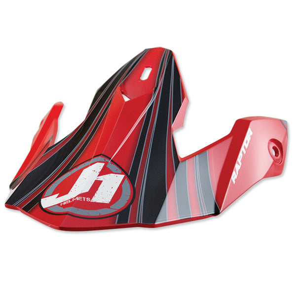 JUST 1 RAPTOR VISOR TC1 RED J1 PK V322 RDRPL