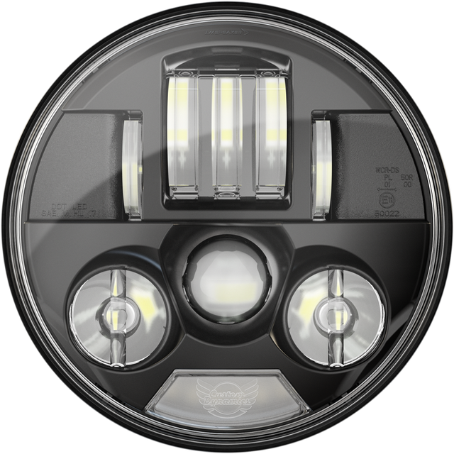 CUSTOM DYNAMICS LAMP PROBEAM IND 7 BLK PB-7-IND-B
