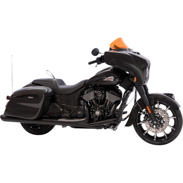 KLOCK WERKS CHIEFTAIN - 14-24 - FLR WINDSHIELD - 10" ORANGE ICE KWW-04-0632