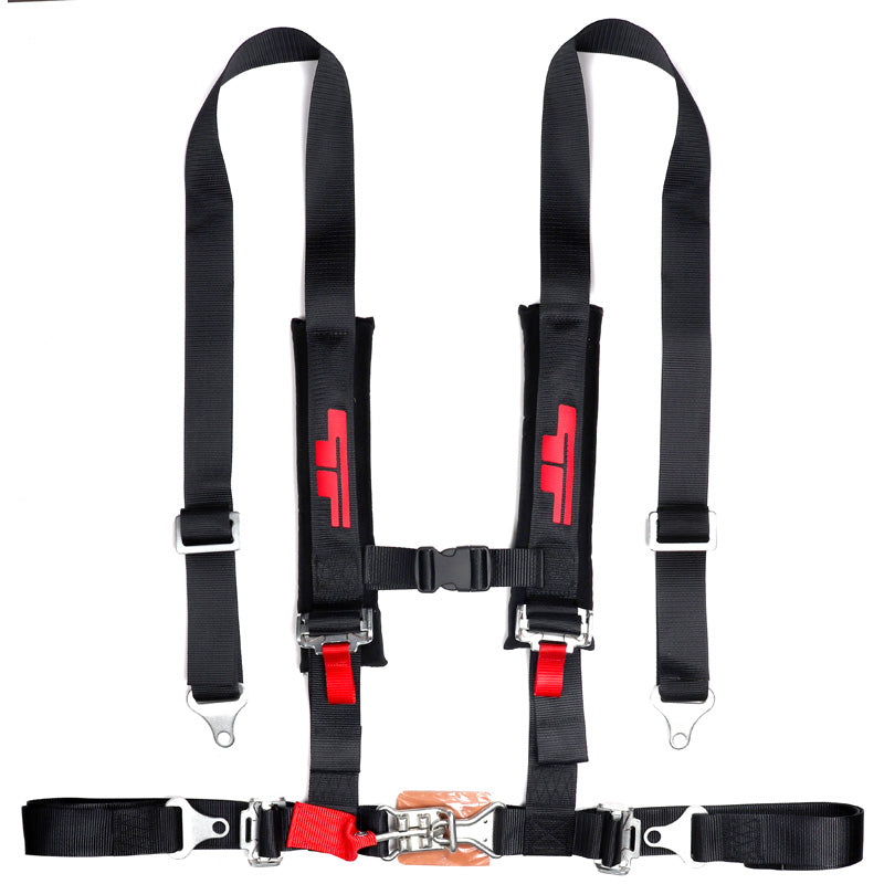 ITL RACING HARNESS 2' 4 POINTS BLACK DJL-6001-BLACK