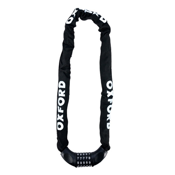 OXFORD PRODUCTS CHAIN LOCK COMBI 6MM X 0.9M ROUND LK111
