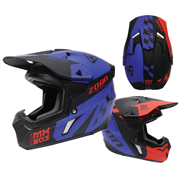 ZOAN WOLF MX HELMET 2XL RACON BLUE 121-128