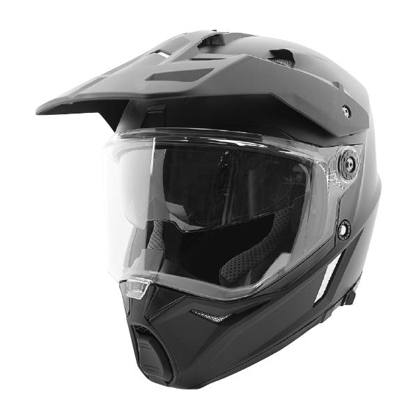 JOE ROCKET RKT 26S SOLID DUAL SPORT HELMET LARGE - MATTE BLACK  - ELECTRIC LENS 026-176