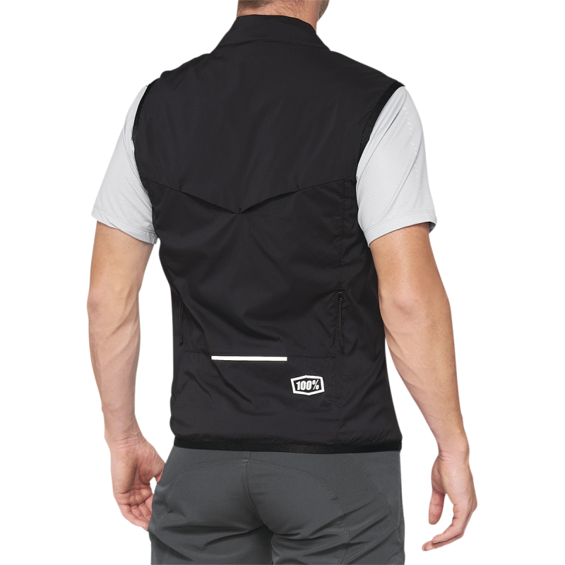 100% CORRIDOR STRETCH VEST BLACK LG 40043-00002