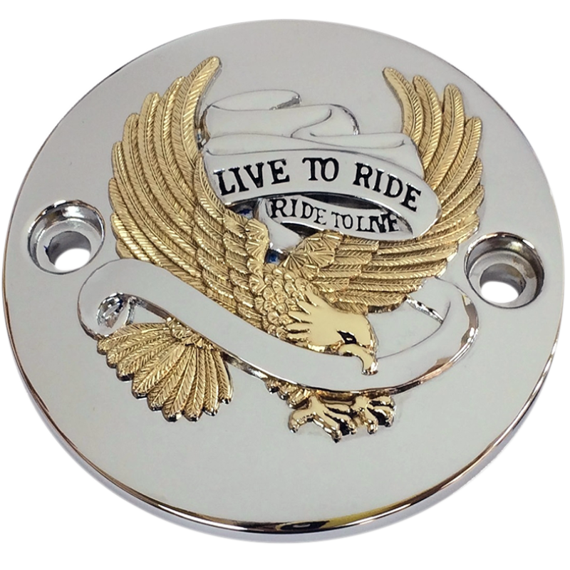 DRAG SPECIALTIES COVER PTS LTR GOLD 17-19 M8 I30-0223GA