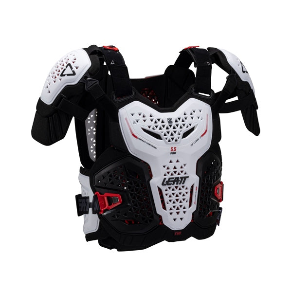 LEATT CHEST PROTECTOR 5.5 PRO EVO WH L/XL 5025202344