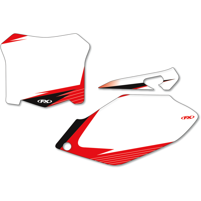 FACTORY EFFEX 06-07 CRF250 GRAPHIC # PLATE WHITE 12-64322