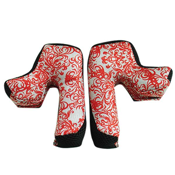 ZOAN MX-1 CROSSBONES GENERATION 2 CHEEK PADS 2XL RED 191-138