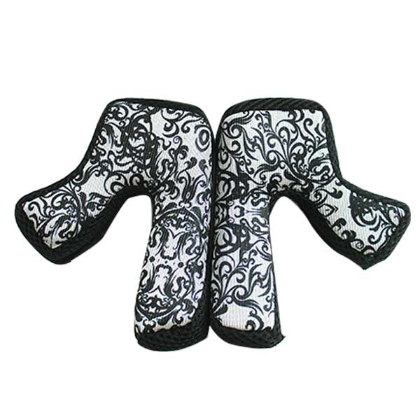 ZOAN MX-1 CROSSBONES GENERATION 2 CHEEK PADS MEDIUM SILVER 191-155