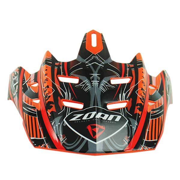 ZOAN MX-1 PLAGUE VISOR ORANGE PLAGUE VISOR ORG