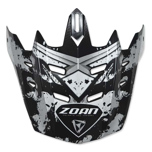 ZOAN MX-1 DUO VISOR BLACK/WHITE 094-144