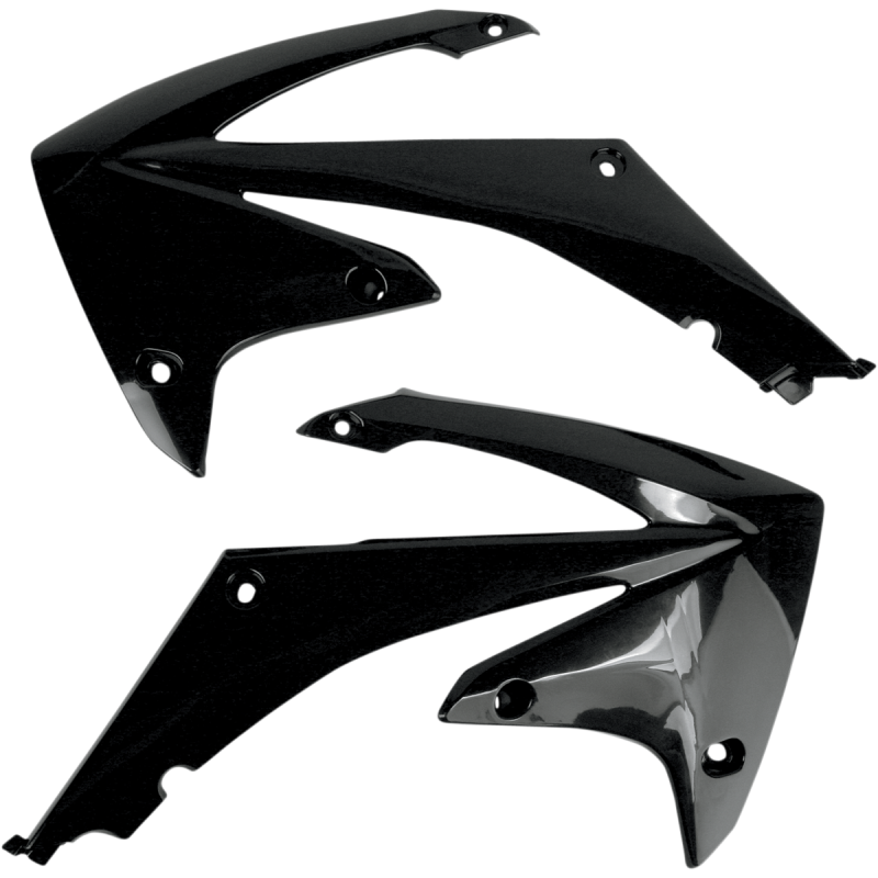 UFO CRF 450 10-13 RAD COVER BLACK HO04637-001