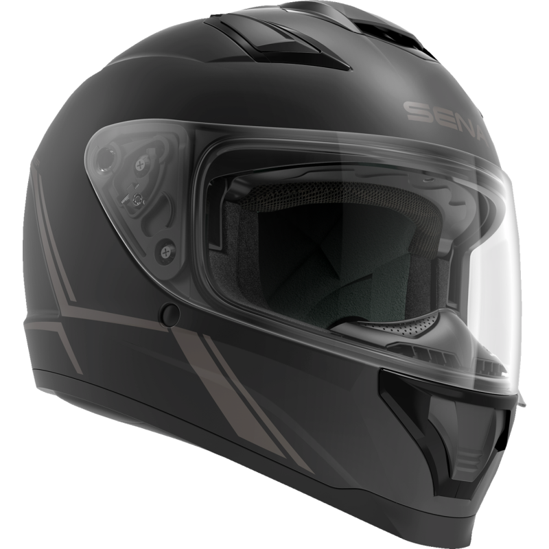 SENA STRYKER SMART HELMET FULL-FACE MATT BLACK XL SIZE DOT STRYKER-MB0XL1