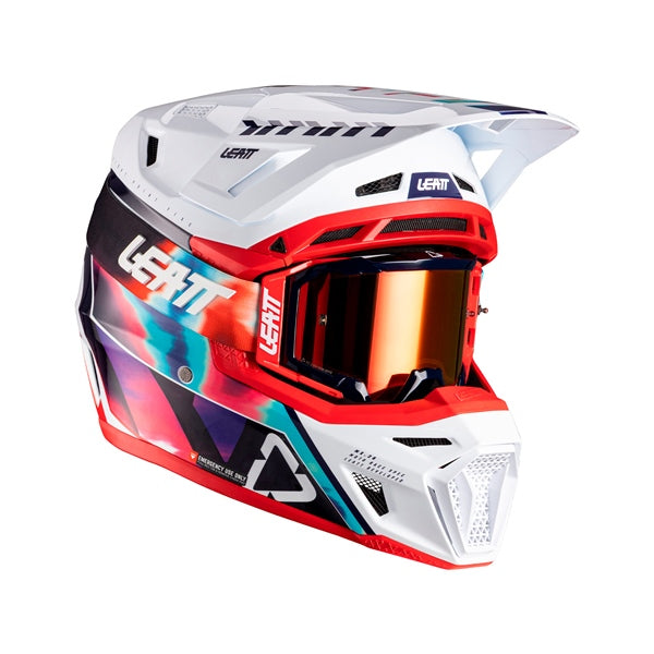 LEATT HELM MOTO 8.5 V26 KIT BL/RD M LEATT 1026000302