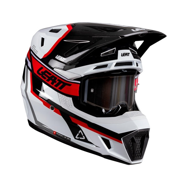 LEATT HELM MOTO 7.5 V26 KIT WH/RD M LEATT 1026000502