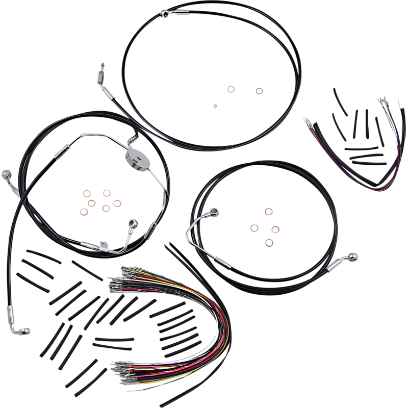 MAGNUM CONTROL CABLE KIT XR BLK 489022