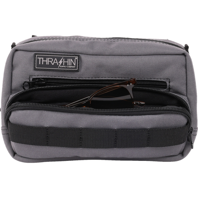 THRASHIN SUPPLY CO. BAG HANDLEBAR TSC PLUS GRAY THB-0018