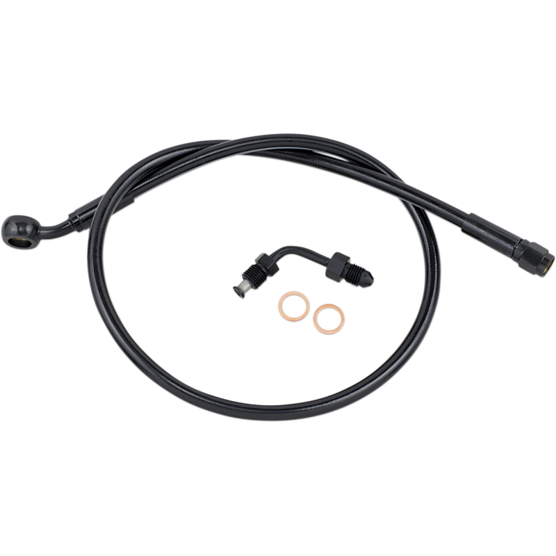 MAGNUM BRAKE LINE - UPPER WITH ADAPTER - BLACK SBB1501-27