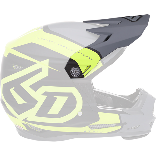 6D HELMETS VISOR  YOUTH ATR2 TORQ NE-YL 72-4137