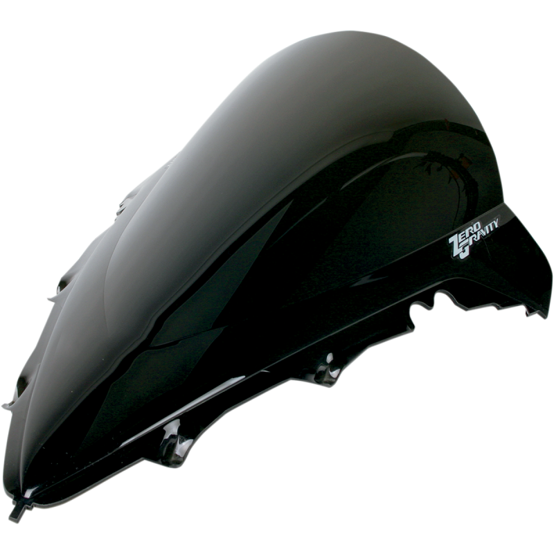 ZERO GRAVITY DOUBLE BUBBLE WINDSCREEN - SMOKE - GSXR1 09-14 16-541-19