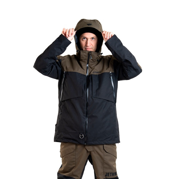JETHWEAR JACKET VENTURE SAFE BK/OLIVE S J25142-079-S