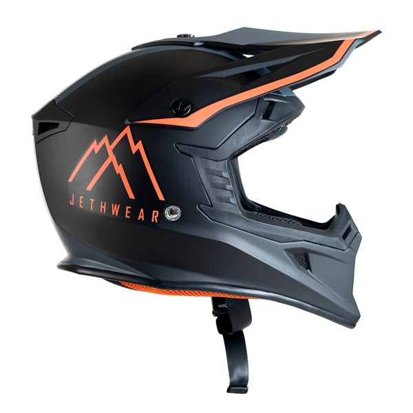 JETHWEAR HELM FORCE BK/GY/OG XL (61-62CM) J25185-058-XL