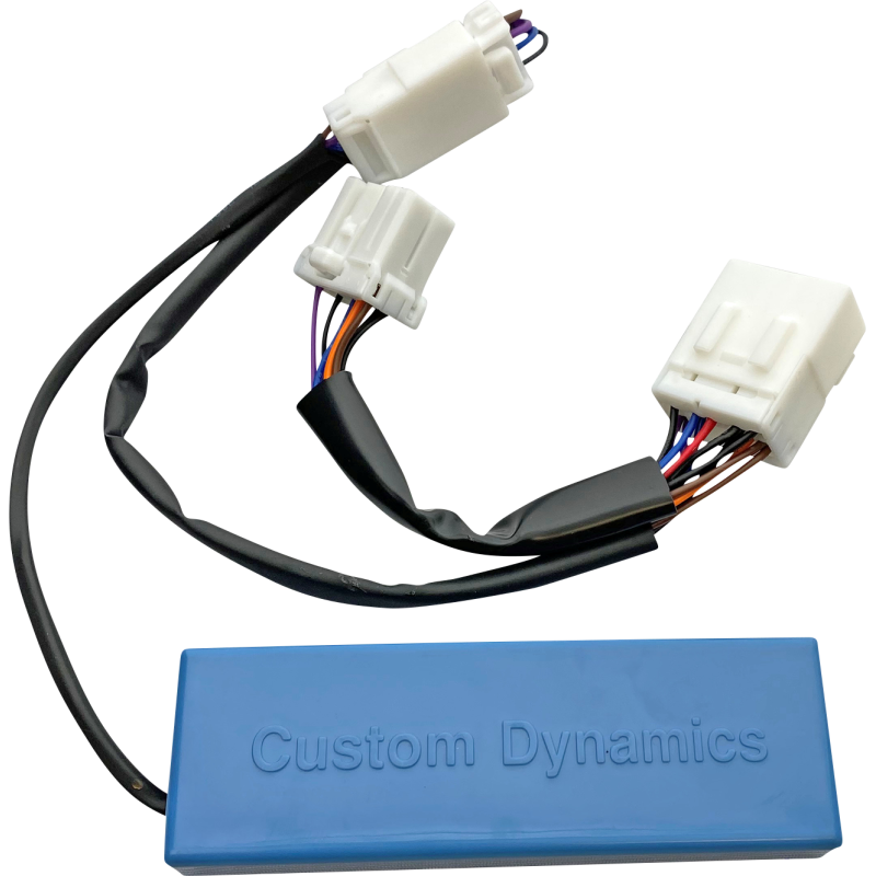 CUSTOM DYNAMICS 99-13 FLHT/00-10 FXST MODULE SIGNAL STBLZR SLM GEN2-SSHD