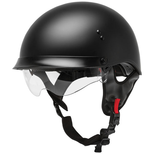 GMAX HH-65 TWIN FULL DRESSED HALF HELMET MEDIUM MATTE BLACK H9650075