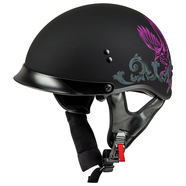 GMAX HH65 CORVUS MT HALF HELMET MEDIUM PURPLE H96510965