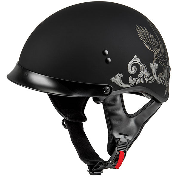 GMAX HH65 CORVUS MT HALF HELMET MEDIUM GREY H96510955