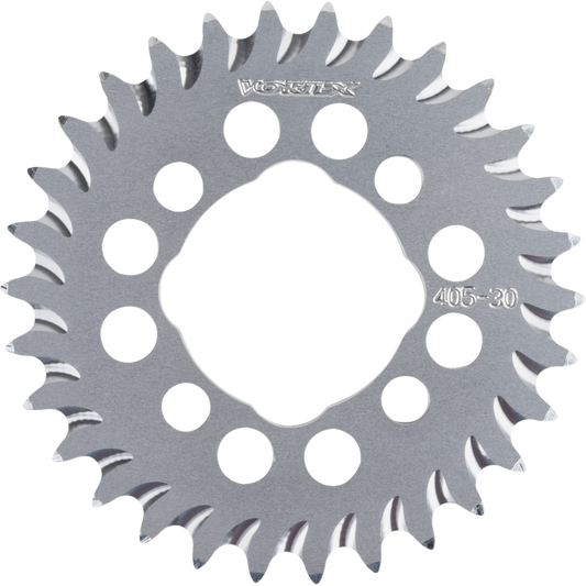 VORTEX SPROCKET VORTEX ALUM REAR 420-30 TOOTH SLVR 405-30
