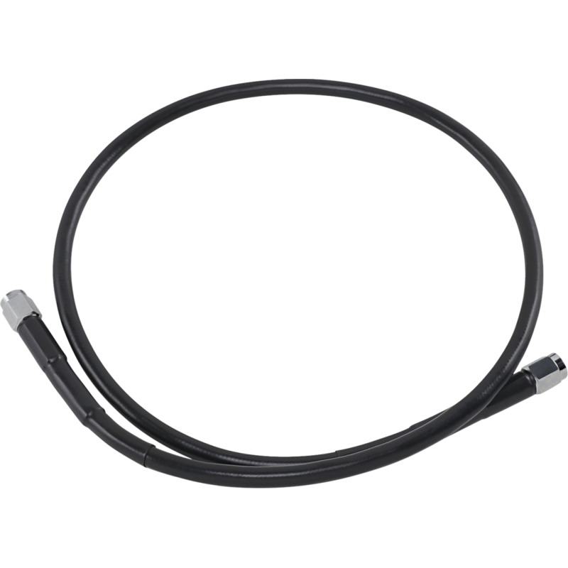 DRAG SPECIALTIES BLACK S/S BRAKE LINE 32" 832-BLK