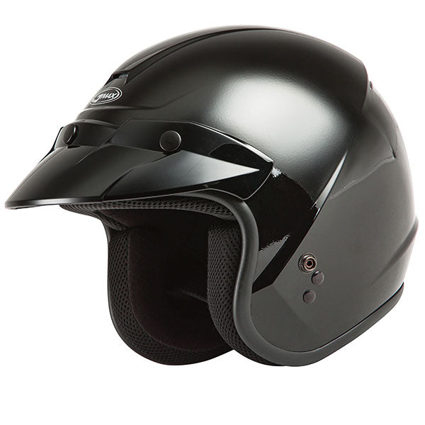 GMAX OF-2 OPEN FACE HELMET MEDIUM BLACK G1020025