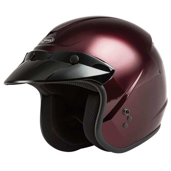 GMAX OF-2 OPEN FACE HELMET WINE XS G1020103