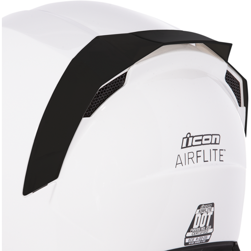 ICON AFLT REARSPOILER RUB BLACK 0133-1265