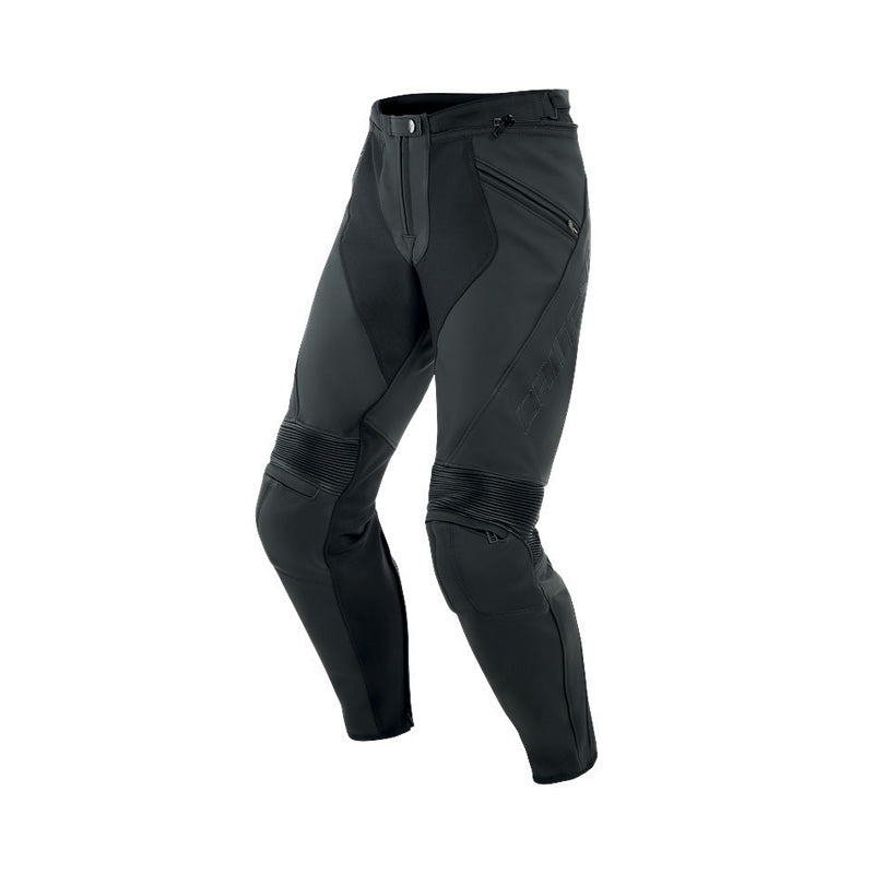 DAINESE PONY 3 LEATHER PANTS BLACK-MATT 1553711-076-50